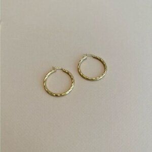 Minimalist hoop earrings N1120